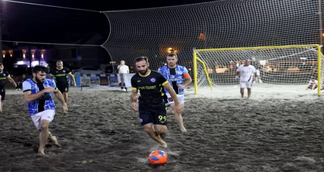 Sakarya Kocaali Sahili’nde futbol şöleni