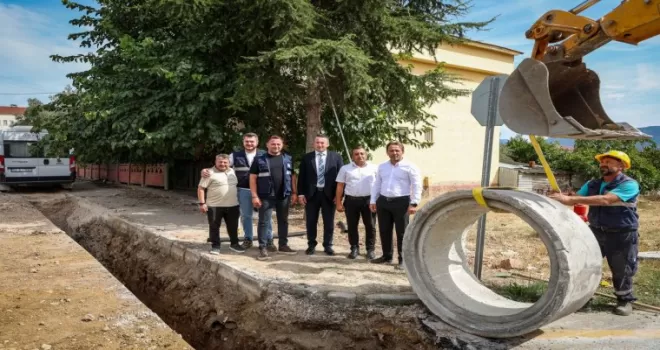 Sakarya Pamukova’da yağmur suyu projesinde sona gelindi