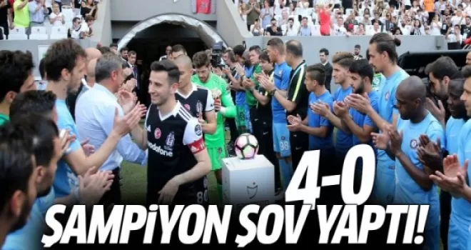 Şampiyon Beşiktaş, Osmanlıspor'u da yendi!