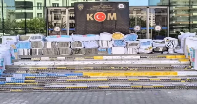 Şanlıurfa’da kaçak sigara operasyonu!