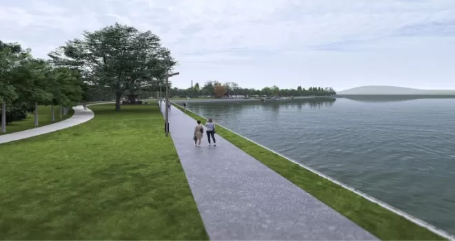 Sapanca Gölü manzarasında yeşil koridor uzuyor