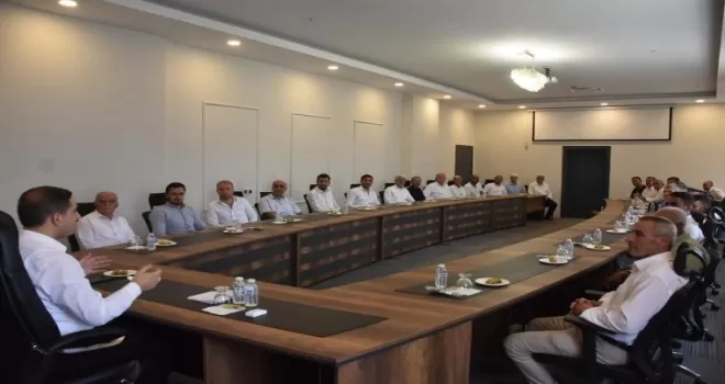 Sason muhtarlarından Kaymakam Başar’a teşekkür ziyareti