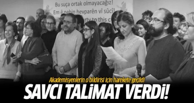 Savcı talimat verdi! Akademisyenlerin ifadesi alınacak