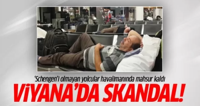 'Schengen'i olmayan yolcular havalimanında mahsur kaldı
