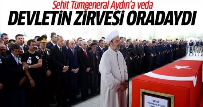 Şehit Tümgeneral son yolculuğuna uğurlandı