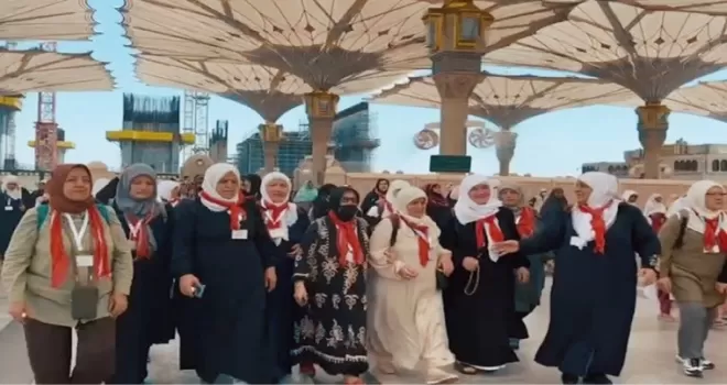Şehit yakınları umreden döndü