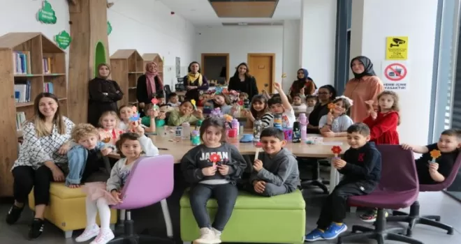 SGM Kütüphaneler Haftası’nda minik öğrencileri ağırladı