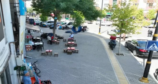 Sivas’ta kaldırım işgaline geçit yok