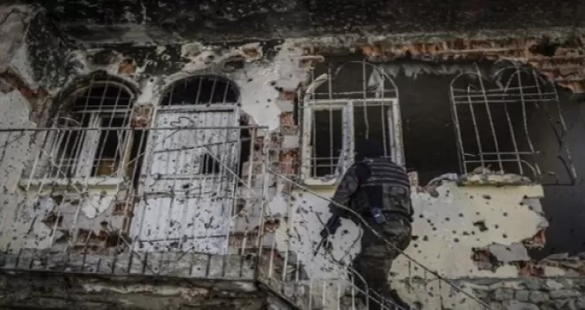 Sokağa çıkma yasağının ardından Silvan sokakları