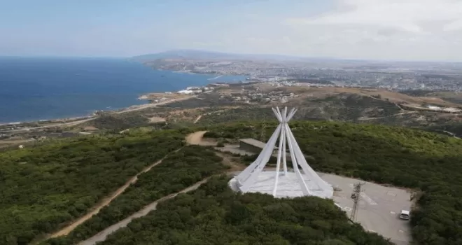 Son Kurşun Anıtı’na giden yol yenilendi