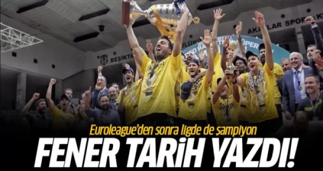 Spor Toto Basketbol Süper Ligi şampiyonu Fenerbahçe