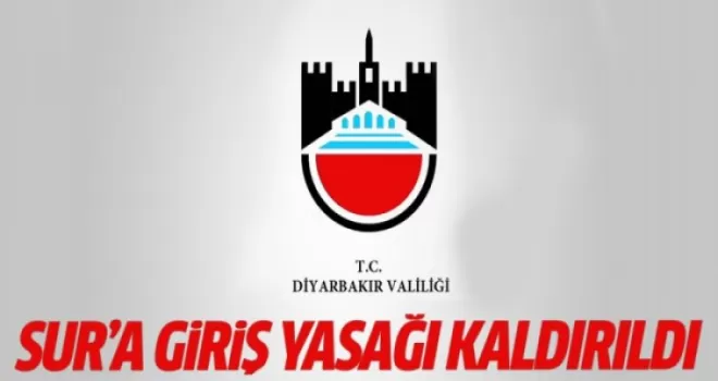 Sur'a giriş yasağı kaldırıldı