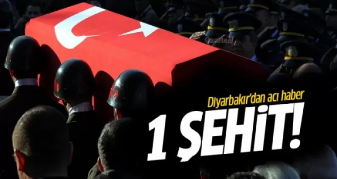Sur'da 1 asker şehit oldu