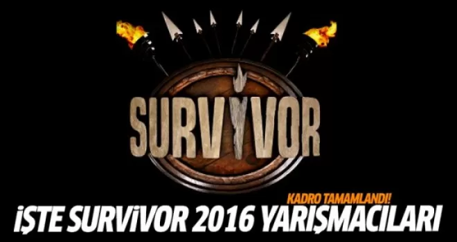 Survivor 2016 kadrosu belli oldu