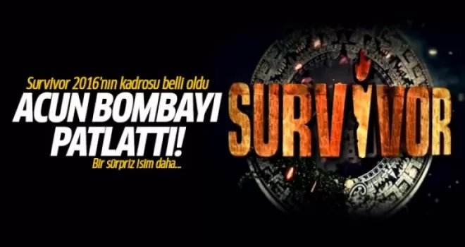 Survivor 2016'nın kadrosu belli oldu!