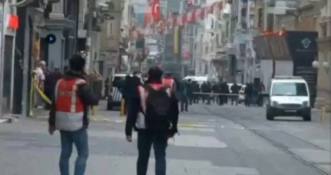 Taksim'de patlama!