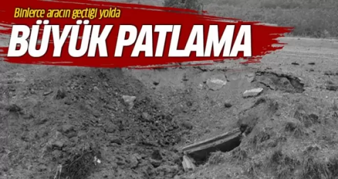 Tatvan - Van karayolunda büyük patlama!