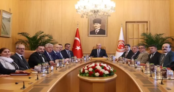 TBMM Başkanı Kurtulmuş’tan Ezidi heyetine: Terörsüz Türkiye başarıya ulaşacak