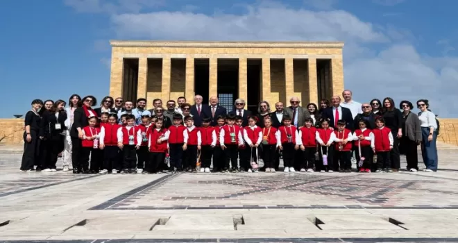 TEGV çocukları Ata’nın huzurunda