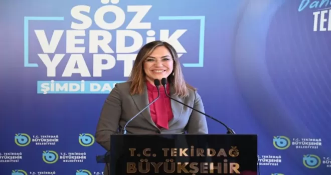 Tekirdağ’da Başkan Yüceer iki yılı anlattı