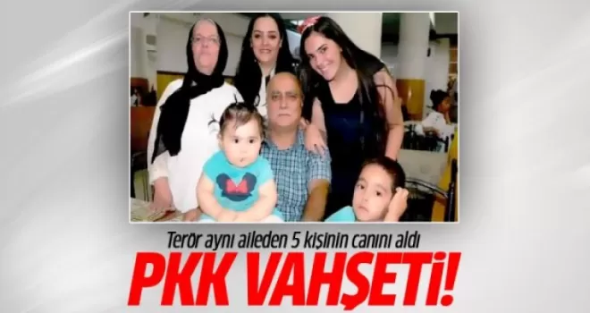 Terör aynı aileden 5 kişinin canını aldı!