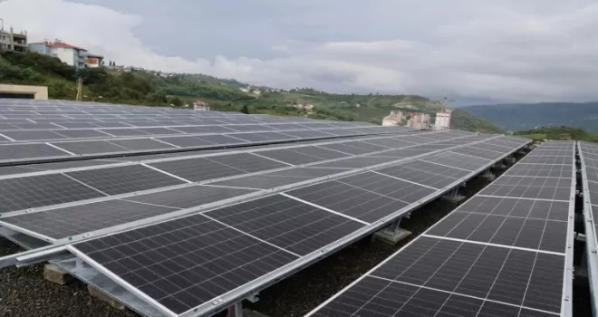 Trabzon’da Güneş Enerji Sistemi hizmete alındı