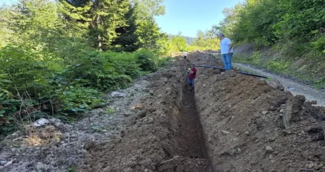 Trabzon Şalpazarı’nda içme suyu altyapısı güçleniyor