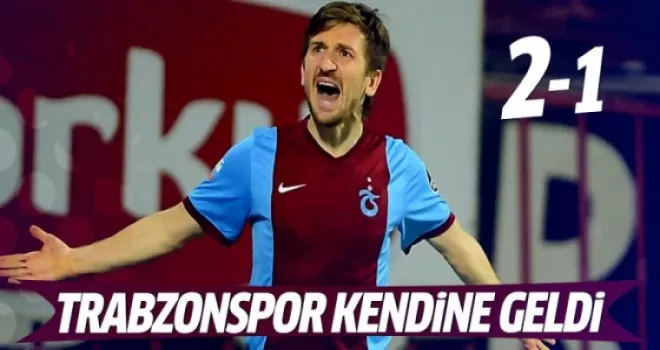 Trabzonspor 2 - 1 Kayserispor maçı sonucu