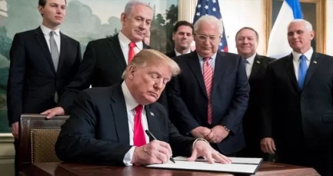 Trump İsrail seçimlerine müdahale mi ediyor?
