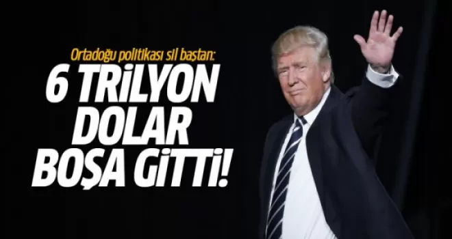 Trump: Ortadoğu'ya 6 trilyon harcadık, ABD'yi iki kere kurardık