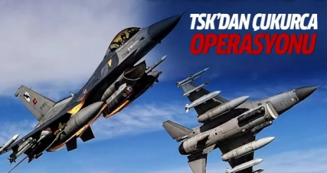 TSK'dan Çukurca kırsalına hava harekatı