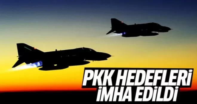 TSK'dan hava harekatı: 57 terörist öldürüldü