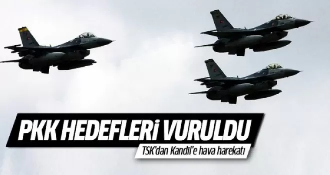 TSK'dan Kandil'e hava harekatı