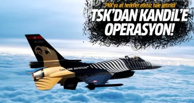 TSK'dan Kuzey Irak'a hava harekatı: 80 PKK'lı terörist öldürüldü!