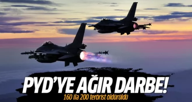 TSK Halep'in kuzeyinde PYD'yi vurdu! 160 ila 200 terörist öldürüldü