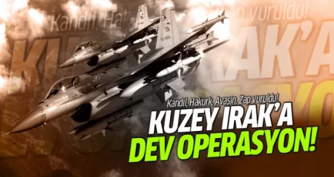TSK Kuzey Irak'taki PKK kamplarını vurdu