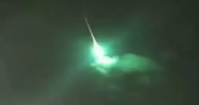 TUA'dan “yeşil ışık saçan meteor” açıklaması