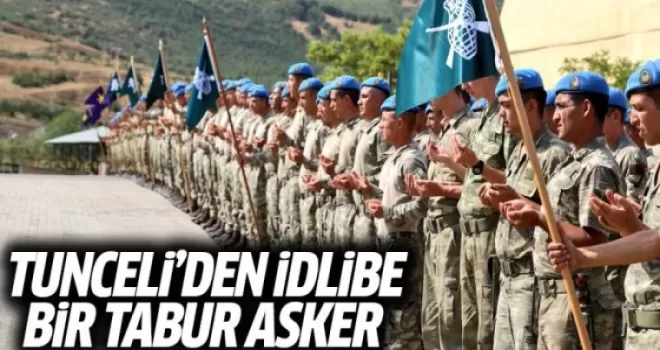 Tunceli'den Bir Tabur Asker İdlib'e Gitti