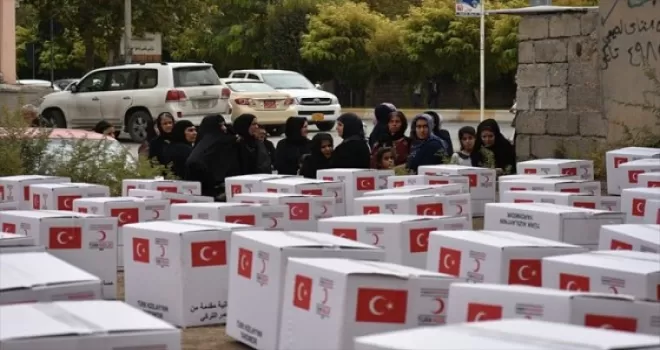 Türk Kızılayı'ndan Irak'ta 100 aileye yardım