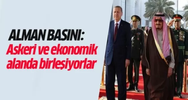 Türkiye Arabistan işbirliği Alman gazetesinde