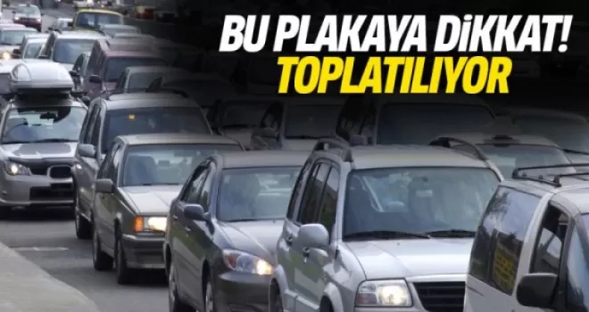 Türkiye genelinde FG plakalar toplatılıyor