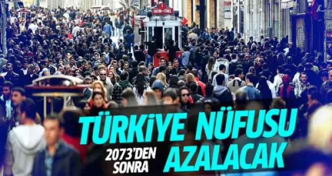 Türkiye nüfusu 90 milyonun altına inecek