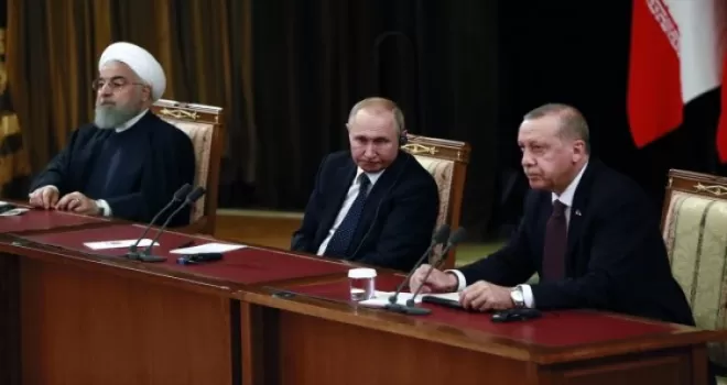 Türkiye-Rusya-İran'dan ortak açıklama