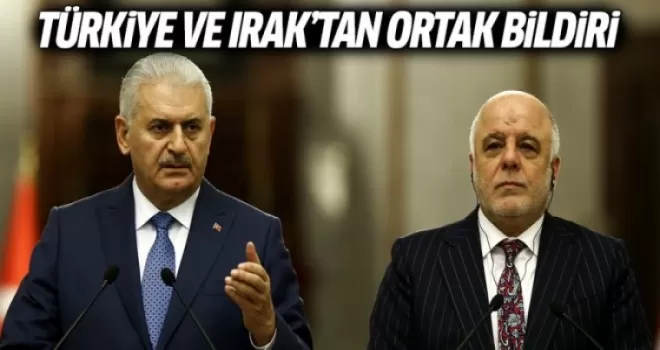 Türkiye ve Irak'tan ortak bildiri