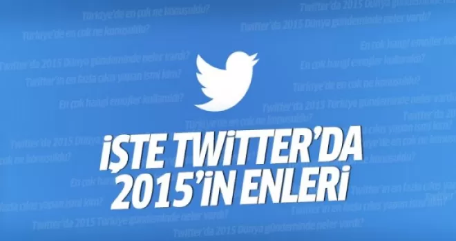 Twitter'da 2015'in enleri