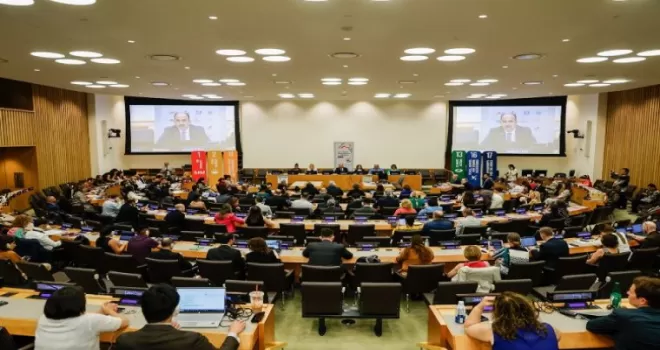 UCLG Başkanı Altay BM Genel Merkezi’nde Filistinlilerin sesi oldu