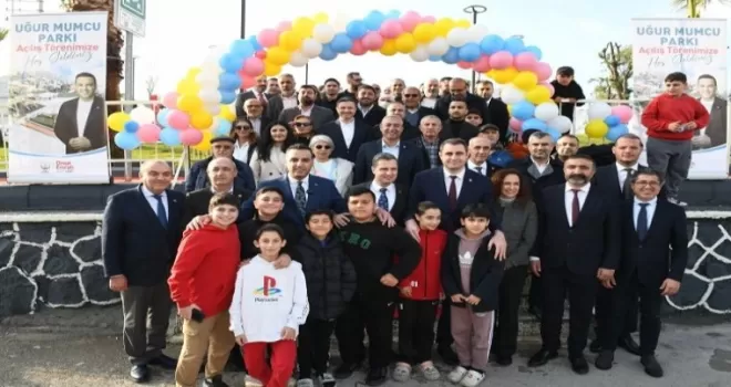 Uğur Mumcu Parkı İzmir Çiğli’de hizmete açıldı