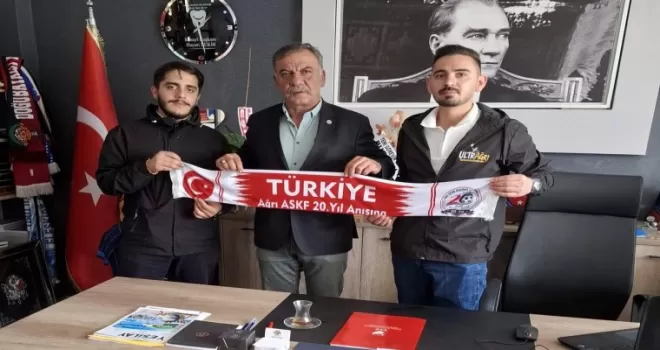 UltraAğrı Taraftar Grubu’ndan Ağrı ASKF’ye ziyaret