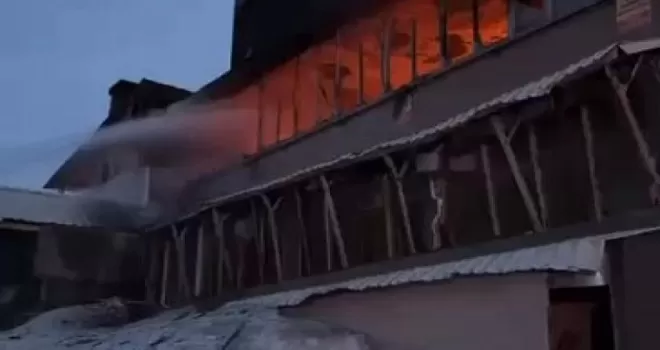 Uludağ’da kapalı otelde yangın! 2 ölü