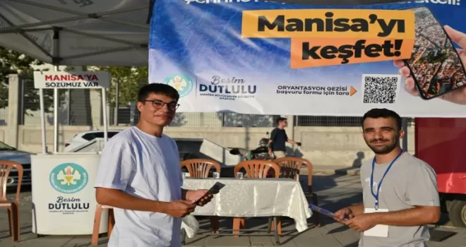 Üniversitelilere ’Manisa’ya hoşgeldin’ keşfi